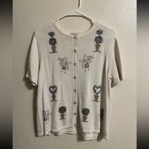 Vintage Alfred Dunner Top Womens Size L